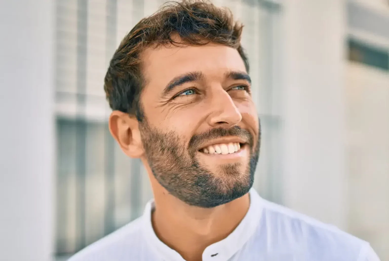 Smiling patient